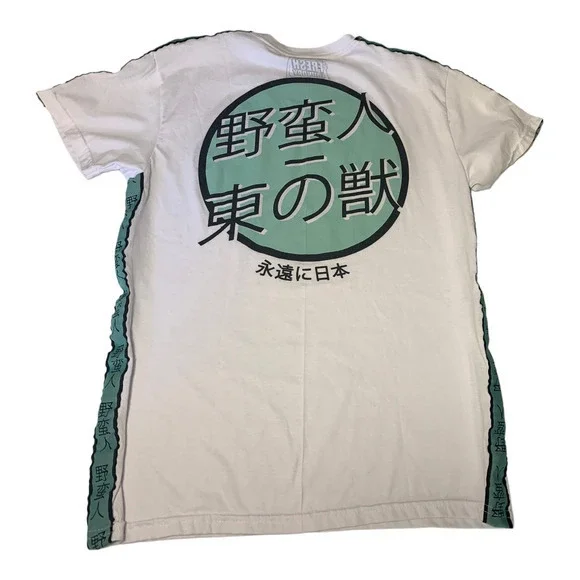 Fresh Laundry Japan T Shirt‎ Mens Medium Short Sleeve White  Graphic - Picture 6 of 11